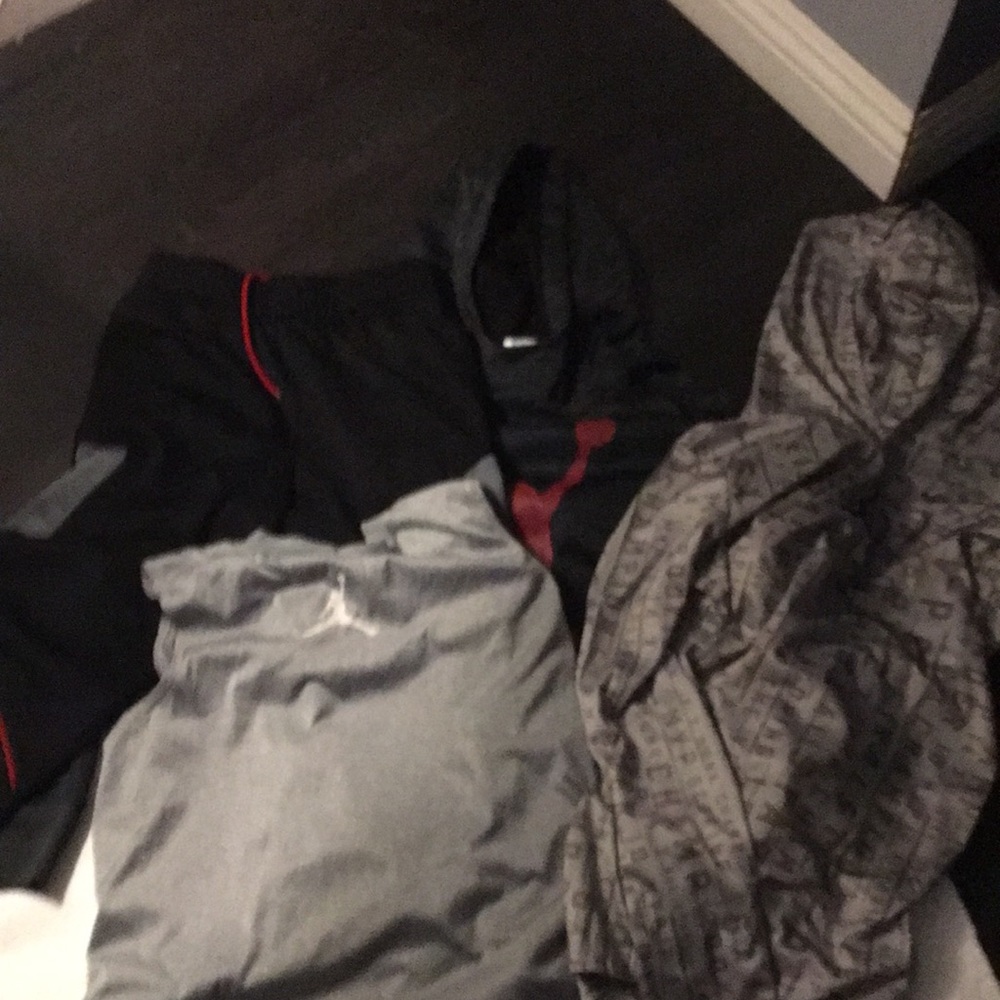 Air Jordan’s  boys 10/12 lot clothes